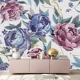 thumbnail image 2 of Pink Wallpaper with Large Peonies, 2 of 3