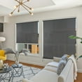 thumbnail image 6 of BPS 8'W x 8'H Outdoor Roller Shade Patio Porch Blinds, Cordless 5% Openness Solar Fabric, 6 of 8
