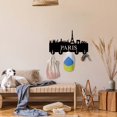 thumbnail image 5 of Paris France City Attractions 3 Household Decor Wooden Wall Hooks Wall Hanger Coat Rack Keys Bags Clothes Multi-Purpose Keys Handbags Hook Gift for Designer, 5 of 7