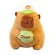 thumbnail image 4 of Llavero de muñeca de de felpa, animal de peluche de , decoración del hogar, colgante de carpincho coleccionable para adultos, niños, Sostener la pelota, 4 of 8