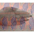 thumbnail image 4 of oneOone Viscose Chiffon Fabric Peacock Block Printed Fabric 1 Yard 42 Inch Wide, 4 of 4