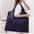 thumbnail image 4 of BAETEUY Shopping Bag Vibrant Color Reusable Foldable Grocery Bag Large Capacity Portable Handbag for Outdoor Travel, 4 of 8