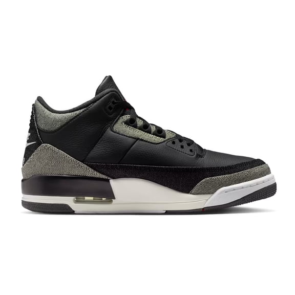 Men's Jordan 3 RTR LSC BLK SP "Levi's Black" Denim/Black-Gym Red (IR0914 400) - 7.5