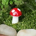thumbnail image 4 of Ludlz 20Pcs Mini Mushrooms for Fairy Garden Mushrooms Miniature Figurines Colorful Miniature Garden Ornaments Fairy Garden Accessories for Micro Landscape, Plant Pots, Bonsai Craft Decor, 4 of 8
