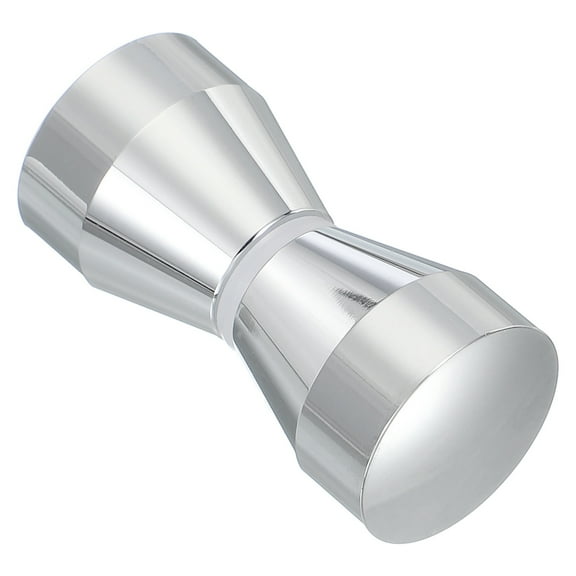 Uxcell Glass Shower Door Handle, Aluminum Alloy Back-to-Back Knob for Replacement Silver