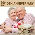 thumbnail image 6 of 10th Anniversary Tin Gifts Blanket, 10 Year Anniversary Wedding Gifts for Him Her Couples,10th Anniversary Wedding Gifts, Gifts for 10th Anniversary,10 Year Anniversary Decorations Blanket 80\\, 6 of 6