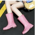 thumbnail image 6 of Women's Mid Calf Rain Boots Waterproof Garden Shoes Anti-Slipping Rainboots for Ladies with Comfort Insole Short Wellies Rubber Rain Shoes Outdoor Work Boots, 6 of 8