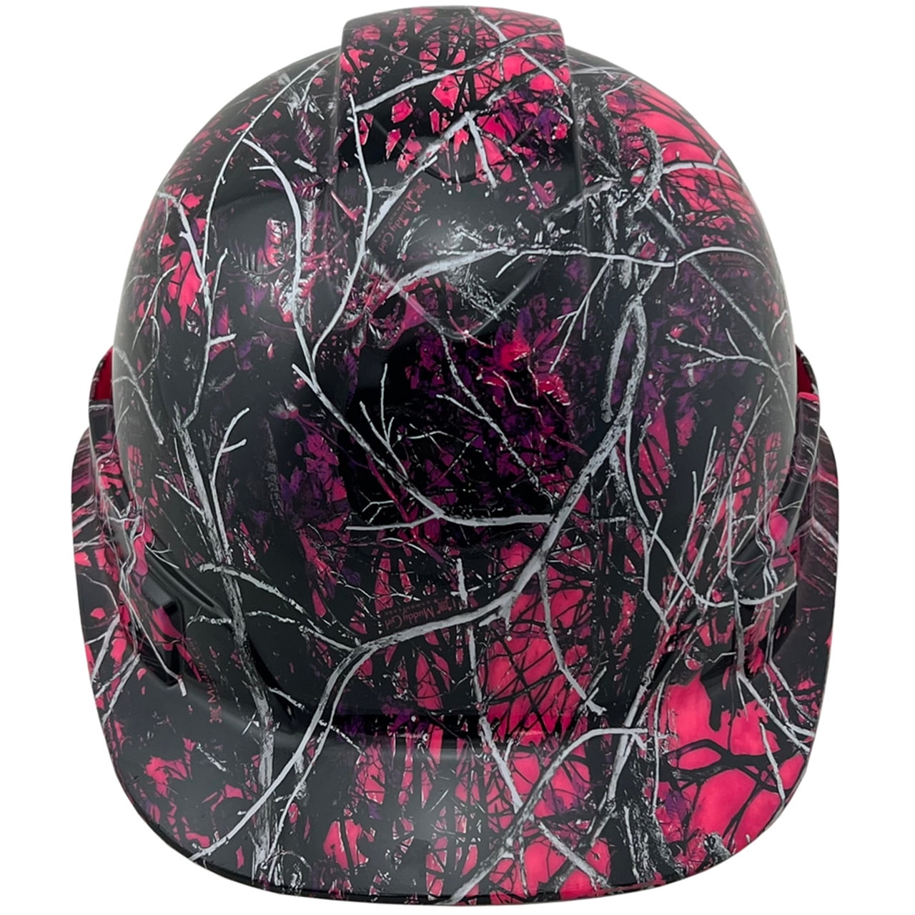 Muddy Girl Pink Hydro Dipped Hard Hats Cap Style