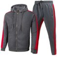 thumbnail image 1 of Men's Tracksuit Sweatsuit 2 Piece Sweatsuits Sweatpants and Hoodie Set Track Sweat Suit Jogging Suits Athletic Tracksuits Outfit, 1 of 5