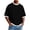 b5-Black, variant on KPOPLK Mens Cropped T Shirt Boxy Short Sleeve Big and Tall Shirts Fashion Loose Fit Drop Shoulder Top Midweight Crewneck Basic Tee(Khaki,M)