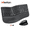 black, variant on Meetion Ergonomic Split Keyboard and Vertical Mouse, Wireless with Wrist Rest, Rechargeable for Windows/Mac - Black