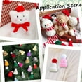 thumbnail image 5 of 1set 24Pcs Mini Knit Hat with Mini Christmas Scarves Red White Miniature Santa Hat Scarves Small Santa Hats Xmas Mini Knit Hats for Christmas Tree Ornaments DIY Art Crafts Party Decoraion, 5 of 5