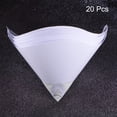 thumbnail image 2 of Uxcell 20Pcs 75um 170mmx130mm Cone Paint Screen Funnel Nylon Mesh Paper Paint Strainer, 2 of 6