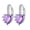 White, variant on Earrings for Women Mother's Day Gifts Women Earrings Heart-shaped Zircon Multi-color Fashion Simple Earrings