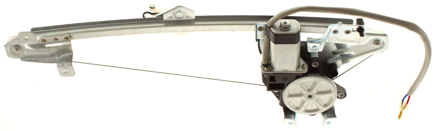 Window Regulator For 1999-2009 Saab 9-5 Rear, Left Driver Sedan Wagon Power With Motor