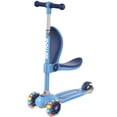 thumbnail image 2 of GOTRAX BoblooPro 3-Wheel Light-Up Kick Scooter For Kids Ages 3-8, with Folding Adjustable/Rmovable Seat, Blue, 2 of 5