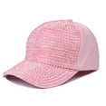 thumbnail image 2 of Womens Baseball Caps Fashion Pink Baseball Caps Adjustable Baseball Cap, 2 of 5