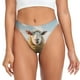 thumbnail image 1 of Balery Cute Prairie Sheep Herd Tangas de Algodón para Mujer con Estampado – Ropa Interior Sexy, Transpirable, G-string-Small, 1 of 6