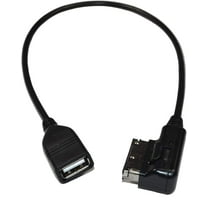 HQRP MDI MMI / USB Cable Adapter for VW Volkswagen CC / Tiguan / Golf Sportwagen MK6 / EOS 2009 2010 2011, Audio MP3 Music Interface Adapter