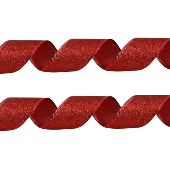 Deeceymbur Christmas Ribbon Decoration Gold Tinsel Garland Bow Maker Gift Wrapping Supply for Holiday Festivities