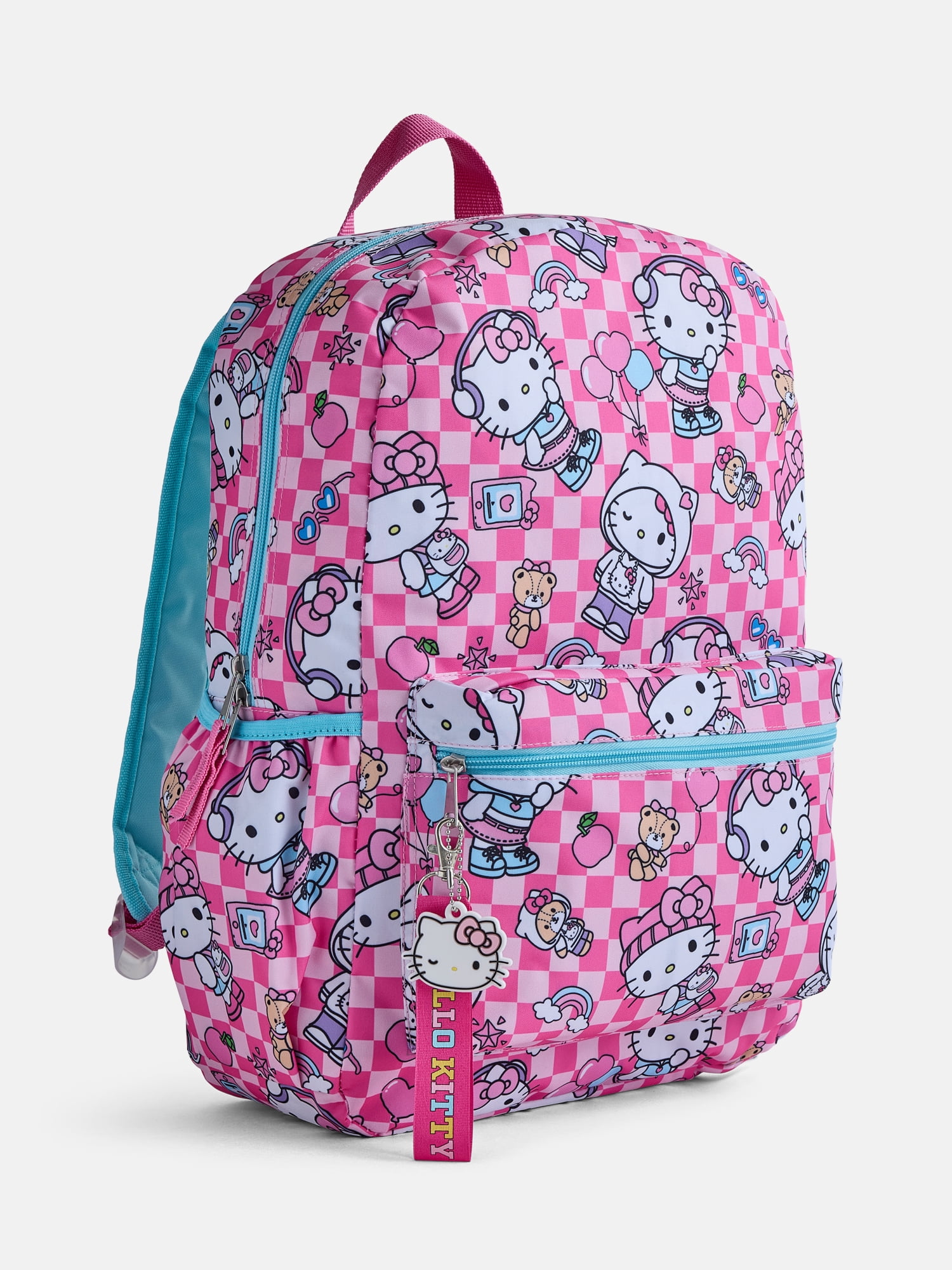 Hello Kitty Girl's 17" Fun Day Print Backpack, Pink