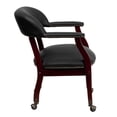 thumbnail image 7 of Pemberly Row Leather Guest Chair with Casters in Black, 7 of 7