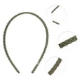thumbnail image 2 of 1 Pc Classic Elegant Frosted Twist Hairband for Women for Girls 5.51"x4.72" Green, 2 of 4