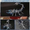 thumbnail image 2 of 454 parts Scorpion 3D metal model kit, 2 of 5