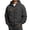 Dark Gray #161, variant on Men's Full Zip Hoodie Long Sleeve Casual Sweatshirt with Chest Pocket Drawstring Soft Fall Zip Up Hoodie