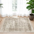 thumbnail image 2 of General 2x3 Entryway Rug Washable - Boho Rug Stain Resistant for Kitchen/Bathroom/Bedroom Low Pile Rubber Backed Rugs Ultra Thin Soft Home Decoration Floor Mat 2x3 Beige Brown, 2 of 17
