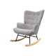 thumbnail image 2 of Sillón Mecedora Moderna Tapizado Tela Suave Gris, 2 of 9