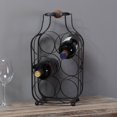 thumbnail image 2 of Metal Tabletop Wine Rack, 2 of 5