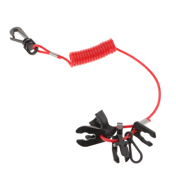 Interruptor de Apagado Universal Sunnimix Juego de 7 Lves para Piezas de Motor Fuera de Borda Suzuki Cordón del interruptor de apagado externo