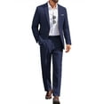 thumbnail image 7 of COOFANDY Men Suits Classic Fit 2 Piece Suit Set One Button Casual Blazer Wedding Bussiness Suit Separates, 7 of 7