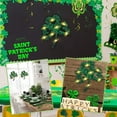 thumbnail image 4 of Vikakiooze St. Patrick's Day Garland Wire Garland Green Wreath Green Hanging Garland Banner For St. Patrick's Day Wall Home Decoration, 4 of 8
