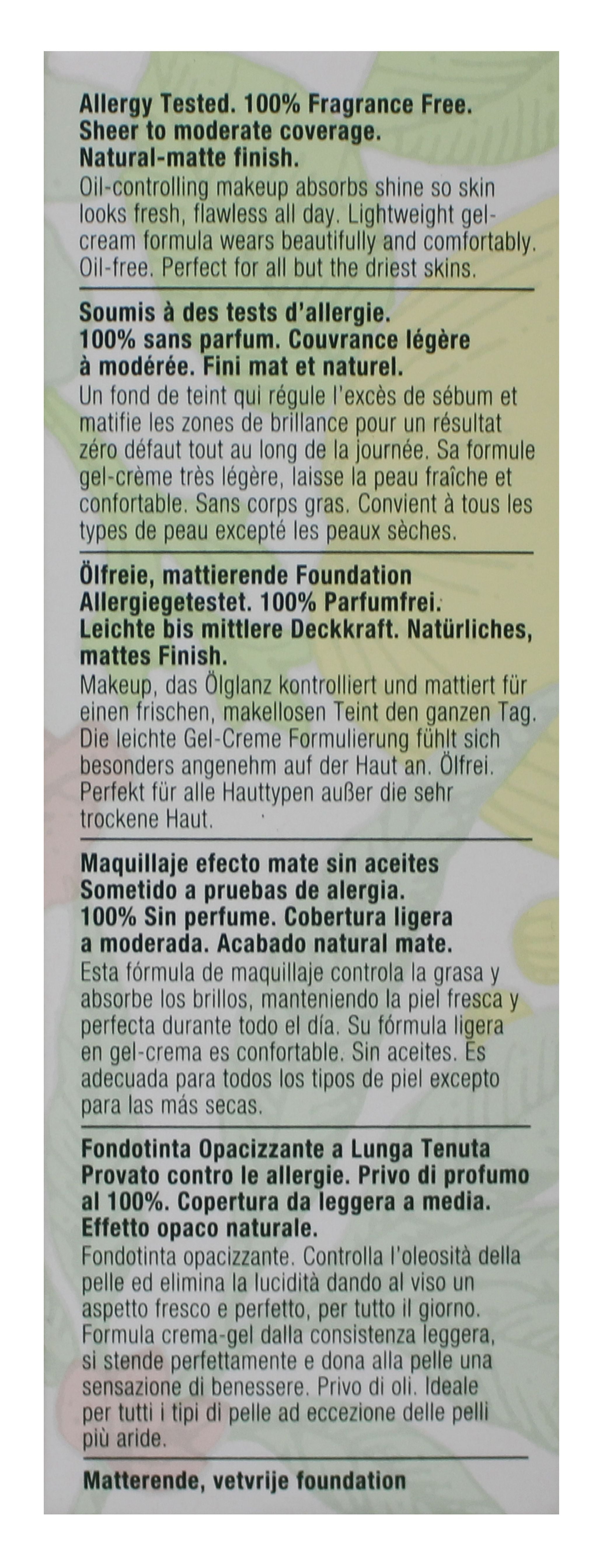 Stay-Matte Oil-Free Makeup - 6 Ivory VF - N by Clinique for Women - 1 oz Makeup