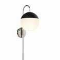 thumbnail image 4 of Modway Stellar 1-Light Wall Sconce in Opal Polished Nickel, 4 of 7