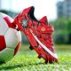 thumbnail image 3 of Zapatos de fútbol para niños Tacos Botas de fútbol atléticas Transpirables Profesionales para Interiores y Exteriores TF/AG-Rojo-34 oso de fresa Electrónica, 3 of 5