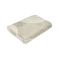 thumbnail image 4 of Bohemian Style Beige Print Throw Blanket, Fluffy Soft Cozy Blanket Flannel Plush Microfiber Couch Throw 40"x30", 4 of 7