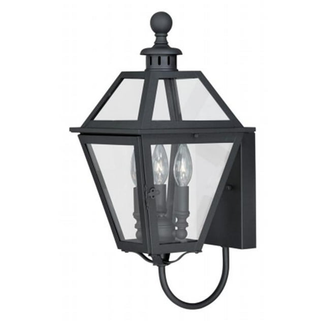 Vaxcel International T0079 Nottingham Applique Murale Extérieure de 9 Po - Noir Texturé