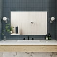 thumbnail image 3 of Eviva Sleek 42" Frameless Bathroom Wall Mirror, 3 of 6
