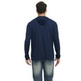 thumbnail image 4 of Zfeel Men’s Lightweight Poly Sweatshirt, Dry Fit Hooded Pullover Active Navy Hoodie, Pack of 3, Size XL, 4 of 5