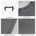 thumbnail image 4 of Coolnut Womens T Shirts Fashion Tops, Footbal American Icon Vector Women's Basic Short Sleeve Tees, Grey Lightweight Casual Summer Clothes, XL, 4 of 6