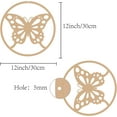 thumbnail image 6 of 12inch Butterfly Torus Wall Art Laser Cut Wooden Wall Sculpture Home Decor Sacred Geometry Meditation Spiritual Symbol Unfinished, 6 of 8