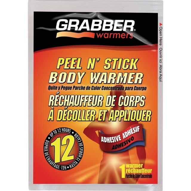Calentador corporal Grabber AWES, activado por aire, 12 horas de calor