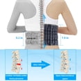 thumbnail image 3 of Cinturón de descompresión lumbar 6xigouma - Cinturón de soporte lumbar para hombres y mujeres, alivio del dolor lumbar, dispositivo de tracción lumbar, se adapta a cinturas de 74 a 125 cm (azul), 3 of 5