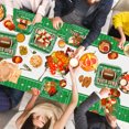 thumbnail image 7 of PIXHOTUL Football Theme Party Supplies Serve 40 - 162Pcs Plates Napkins Tablecloth Forks Set for Birthday Party Game Day Tailgate Football Party Decorations, 7 of 7
