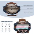 thumbnail image 3 of CNV Tote Bag for Women Nylon Top-Handle Purse,Shoulder Hobo handBag with Zipper Leisure Foldable Weekend, 3 of 14
