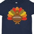 thumbnail image 4 of Inktastic Thanksgiving Day Turkey Football Fan Boys or Girls Toddler T-Shirt, 4 of 5