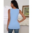 thumbnail image 4 of Zeagoo Womens Casual Tank Top Basic Solid Flowy Tank Tops Square Neck Sleeveless Lightweight Summer Tops, 4 of 6
